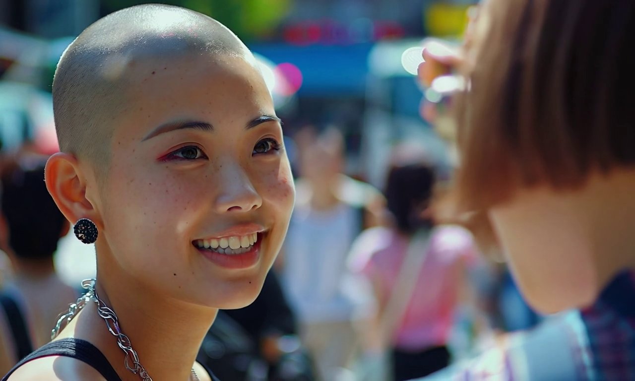 スキンヘッド女子動画の最新動画