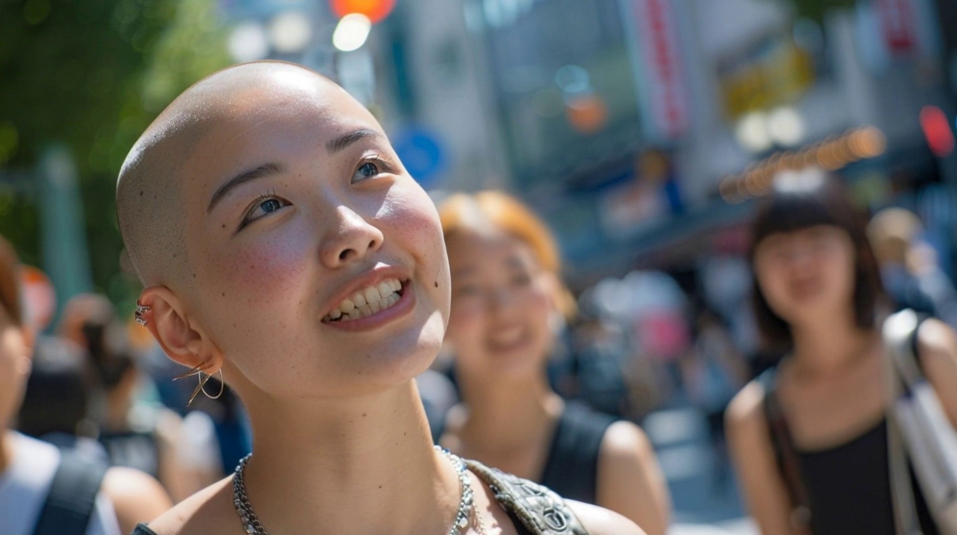 スキンヘッド女子動画の最新動画